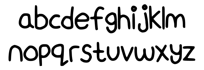 HandWritingScript Fuentes MINÚSCULAS