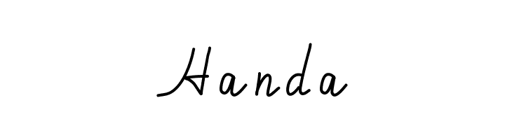 Handa  免费字体下载