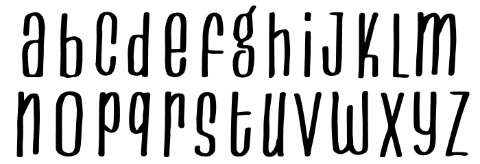 Handa Font Litere mici