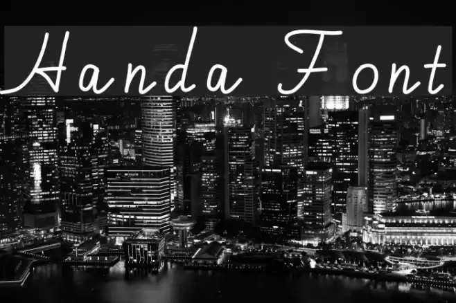 Handa Font examples