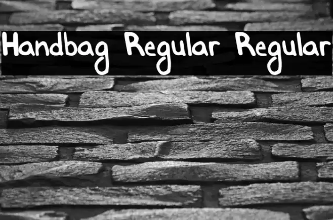 Handbag Regular Regular Caratteri examples