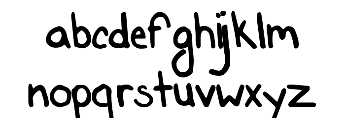 Handbag Regular Regular フォント 小文字