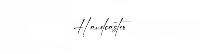Handcaster  नि: शुल्क फ़ॉन्ट्स डाउनलोड