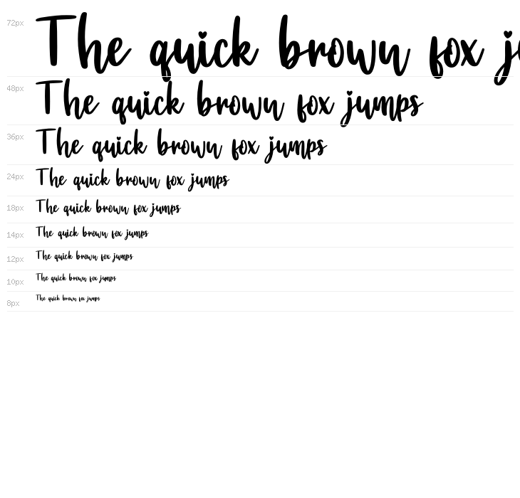 Handcraft Script Waterfall