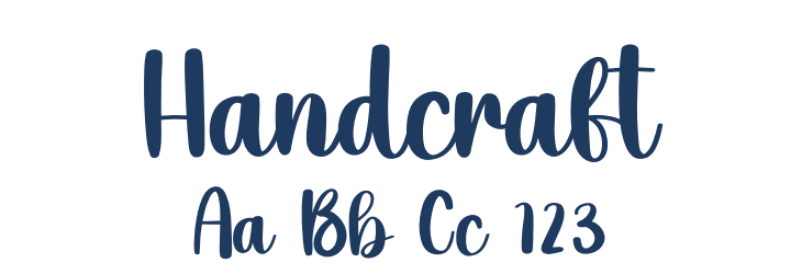 Handcraft Font Preview