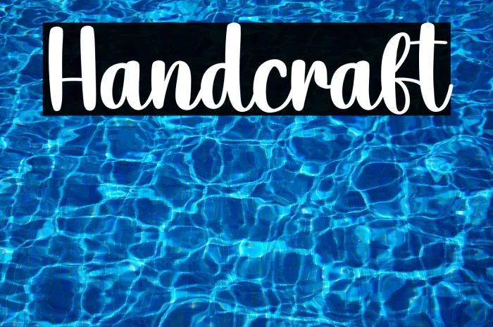 Handcraft Example 1