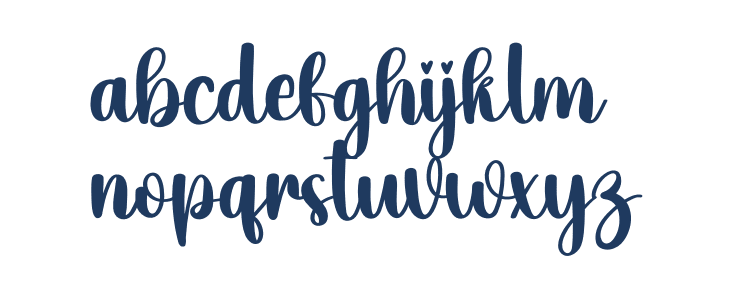 Handcraft Lowercase