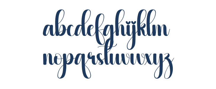 Handcrafted Lowercase