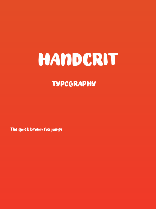 Handcrit Poster
