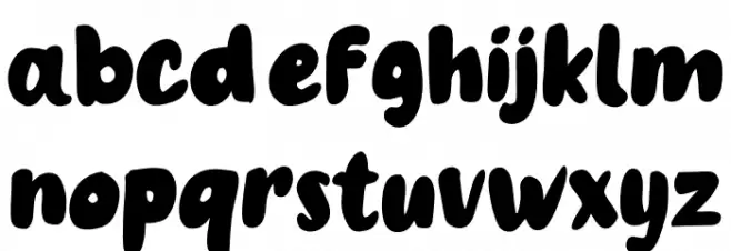 Handcrit फ़ॉन्ट लोअरकेस