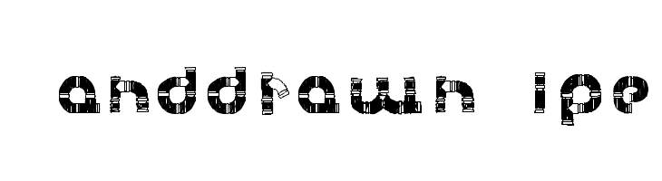 Handdrawn Pipe X  Frei Schriftart Herunterladen