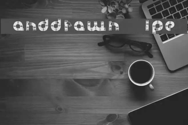 Handdrawn Pipe X Font examples