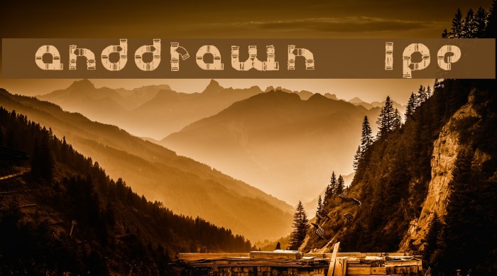 Handdrawn Pipe X Example 2