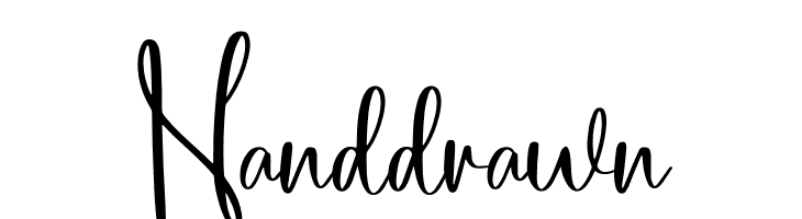 Handdrawn 字体