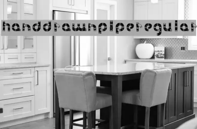 HanddrawnPipe-Regular Font examples
