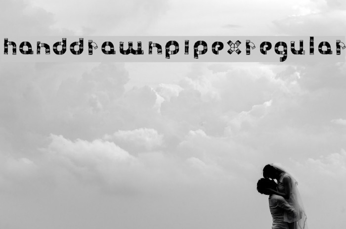 HanddrawnPipeX-Regular Font examples