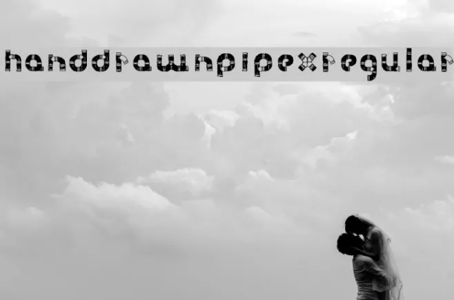 HanddrawnPipeX-Regular Example 2