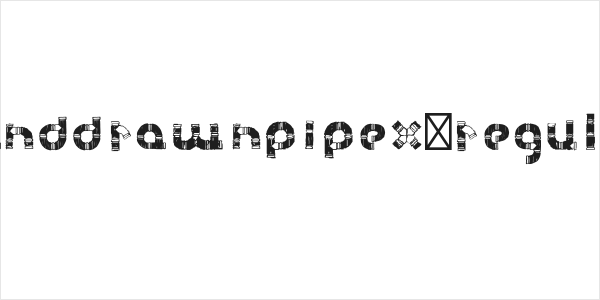 HanddrawnPipeX-Regular Logo