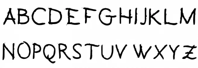 Handeer Medium Font UPPERCASE