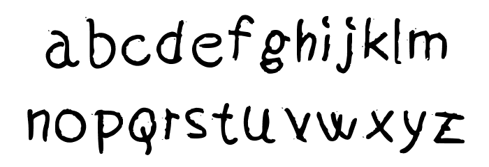 Handeer Medium Font LOWERCASE