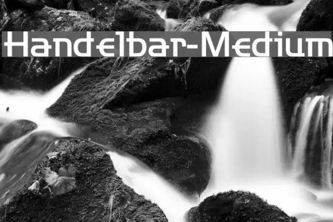 Handelbar-Medium フォント examples