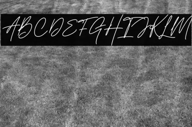 Handestonie Font examples