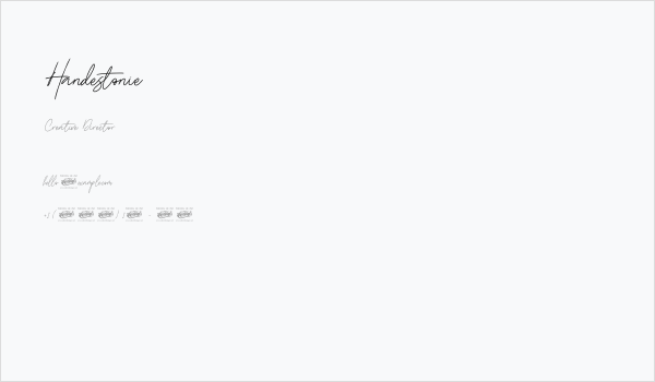 Handestonie Business Card