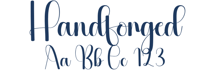 Handforged Font Preview
