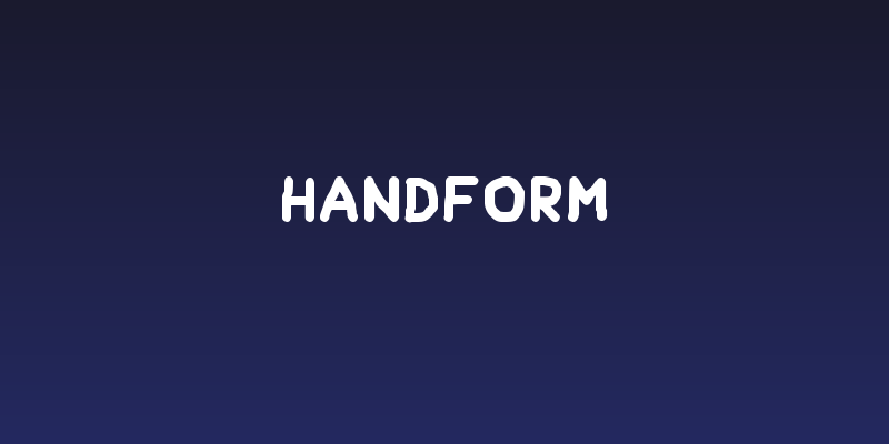 Handform Social Header
