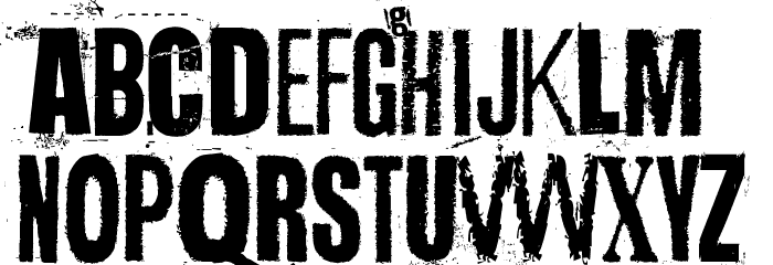 Handful of Nothing Font LOWERCASE