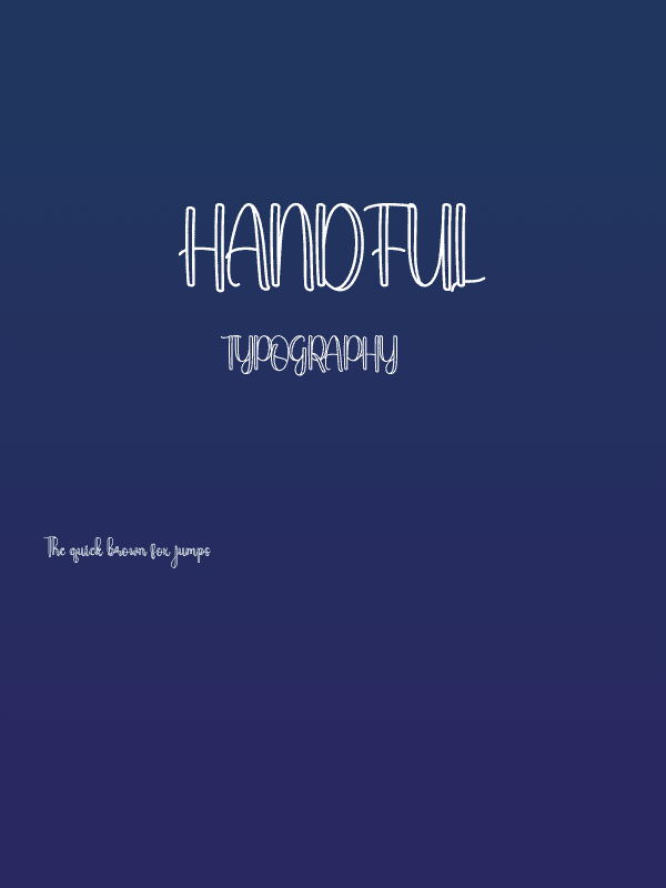 Handful Poster