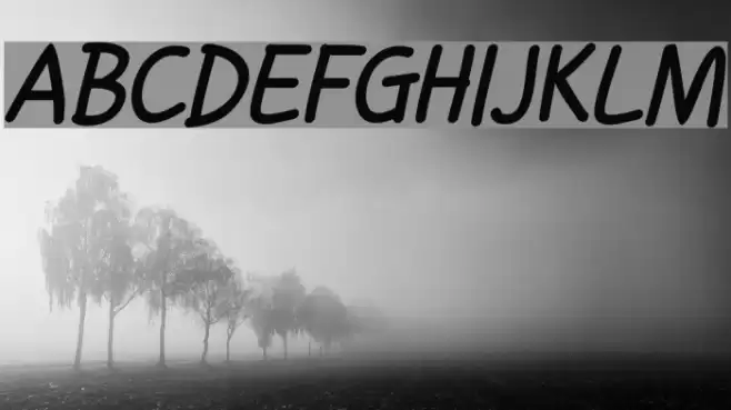 Handgley Bold Italic Font examples