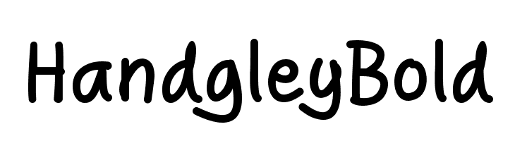 Handgley Bold  नि: शुल्क फ़ॉन्ट्स डाउनलोड