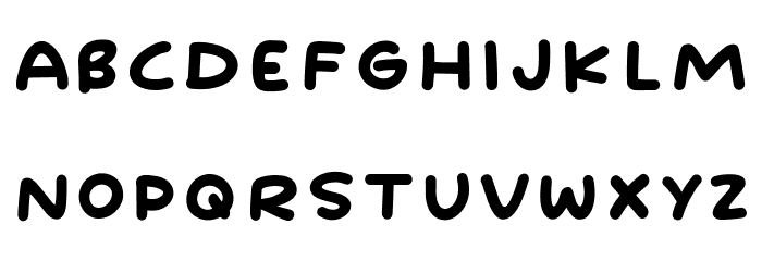 Handgoal Font LOWERCASE