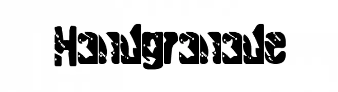 Handgranade  Скачать бесплатные шрифты