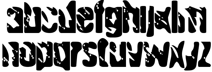 Handgranade Font LOWERCASE