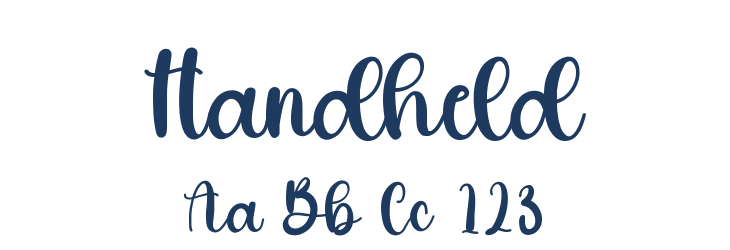 Handheld Font Preview