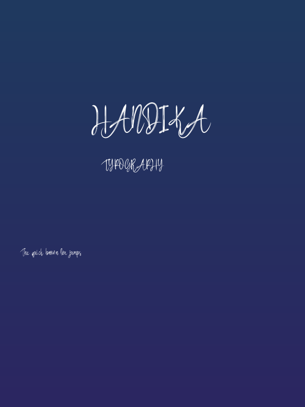 Handika Poster