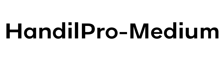 HandilPro-Medium  नि: शुल्क फ़ॉन्ट्स डाउनलोड