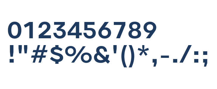 HandilPro-Medium Other Characters