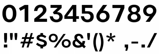 HandilPro-Medium Font OTHER CHARS