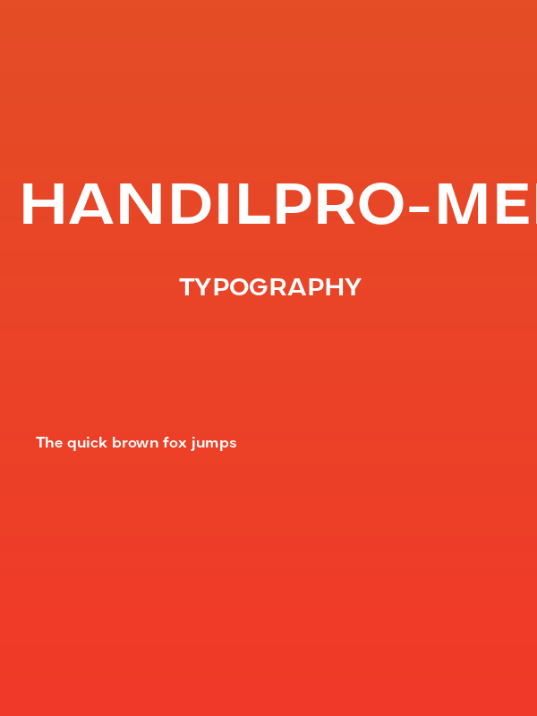 HandilPro-Medium Poster