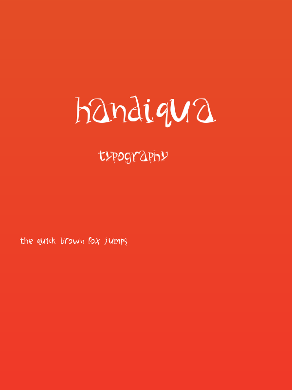 Handiqua Poster