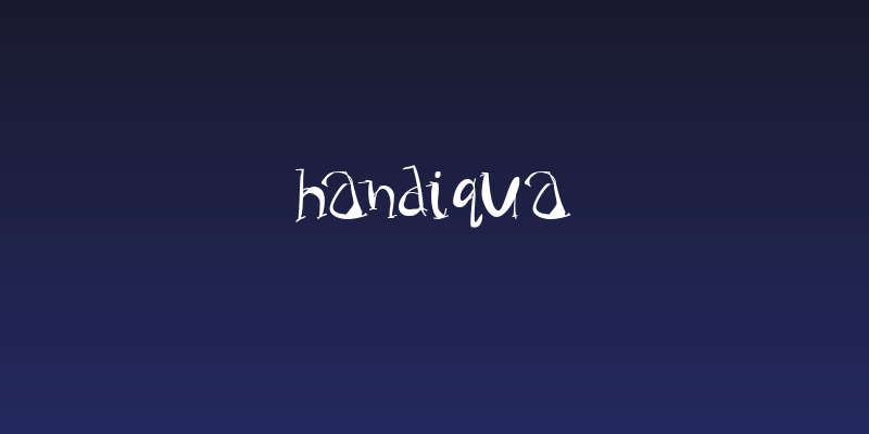 Handiqua Social Header