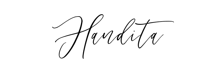 Handita  नि: शुल्क फ़ॉन्ट्स डाउनलोड