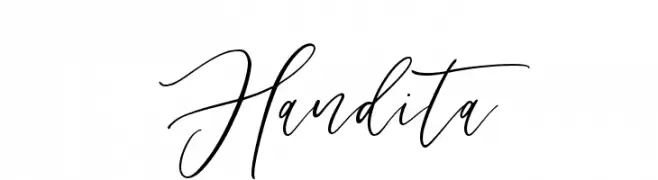 Handita  नि: शुल्क फ़ॉन्ट्स डाउनलोड