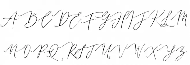 Handita フォント 大文字