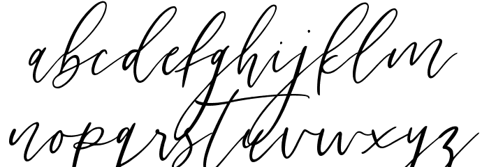 Handita Font LOWERCASE