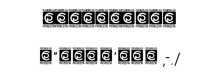 Handitype Font OTHER CHARS