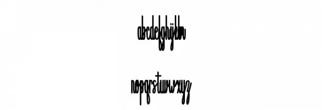 Handitype 字体 小写